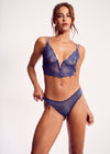V-neck Lace Underwire Bra