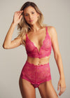 V-neck Lace Underwire Bra