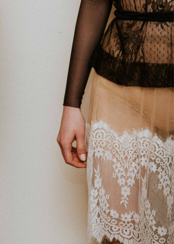 Petticoat aus Spitze und Tüll – Fernanda