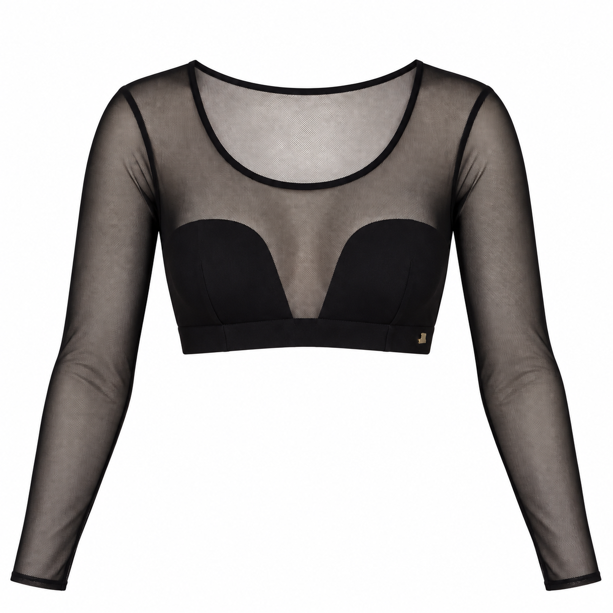 Soutien-gorge transparent à manches longues – Isadora