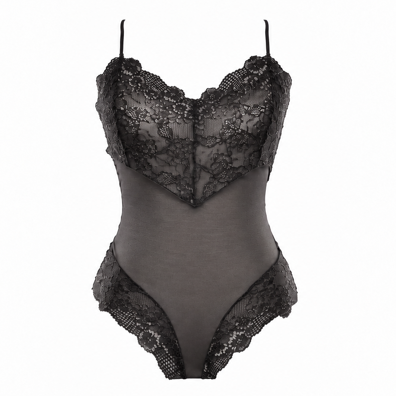 Body confortable en tulle & dentelle – Milena