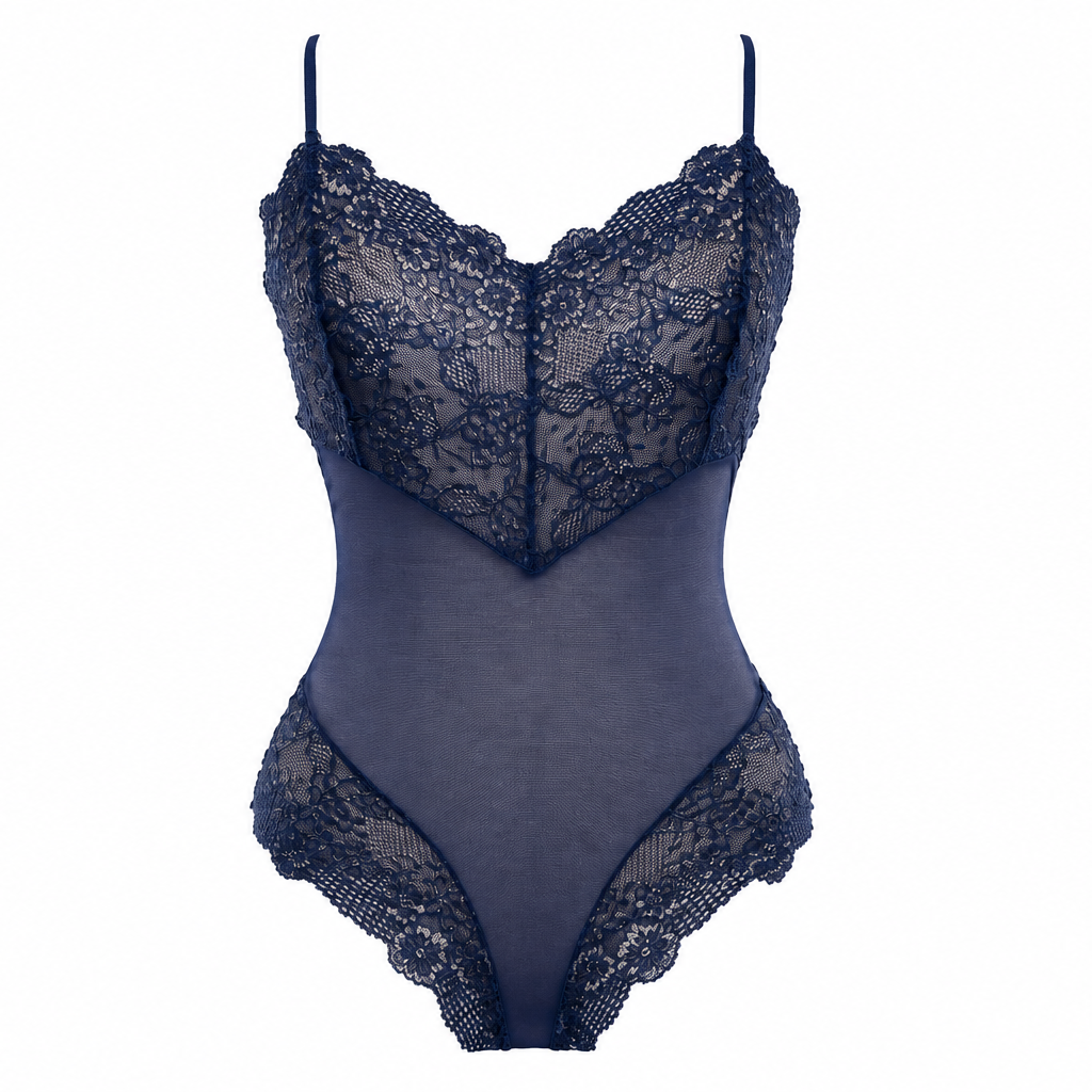 Body confortable en tulle & dentelle – Milena