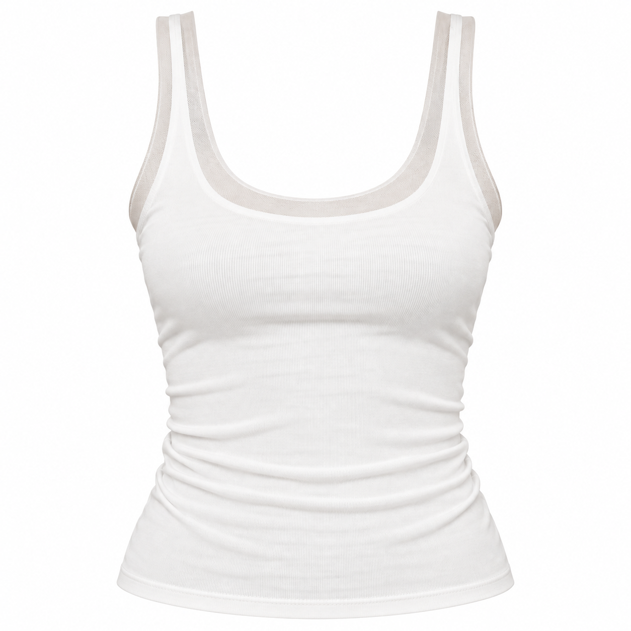 Viscose & Tulle Top – Denise