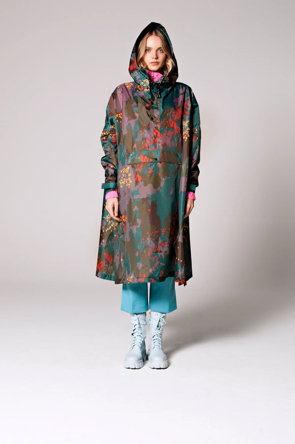 Rainkiss Rain Poncho - Digi Forest Camo