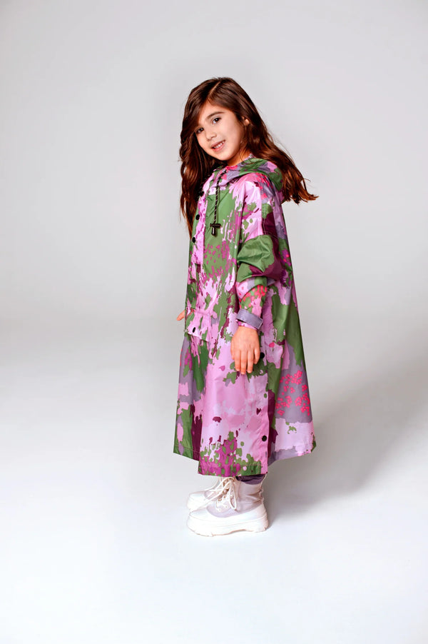 Rainkiss Kids Rain Poncho - Digi Spring Camo