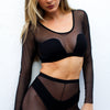 Soutien-gorge transparent à manches longues – Isadora