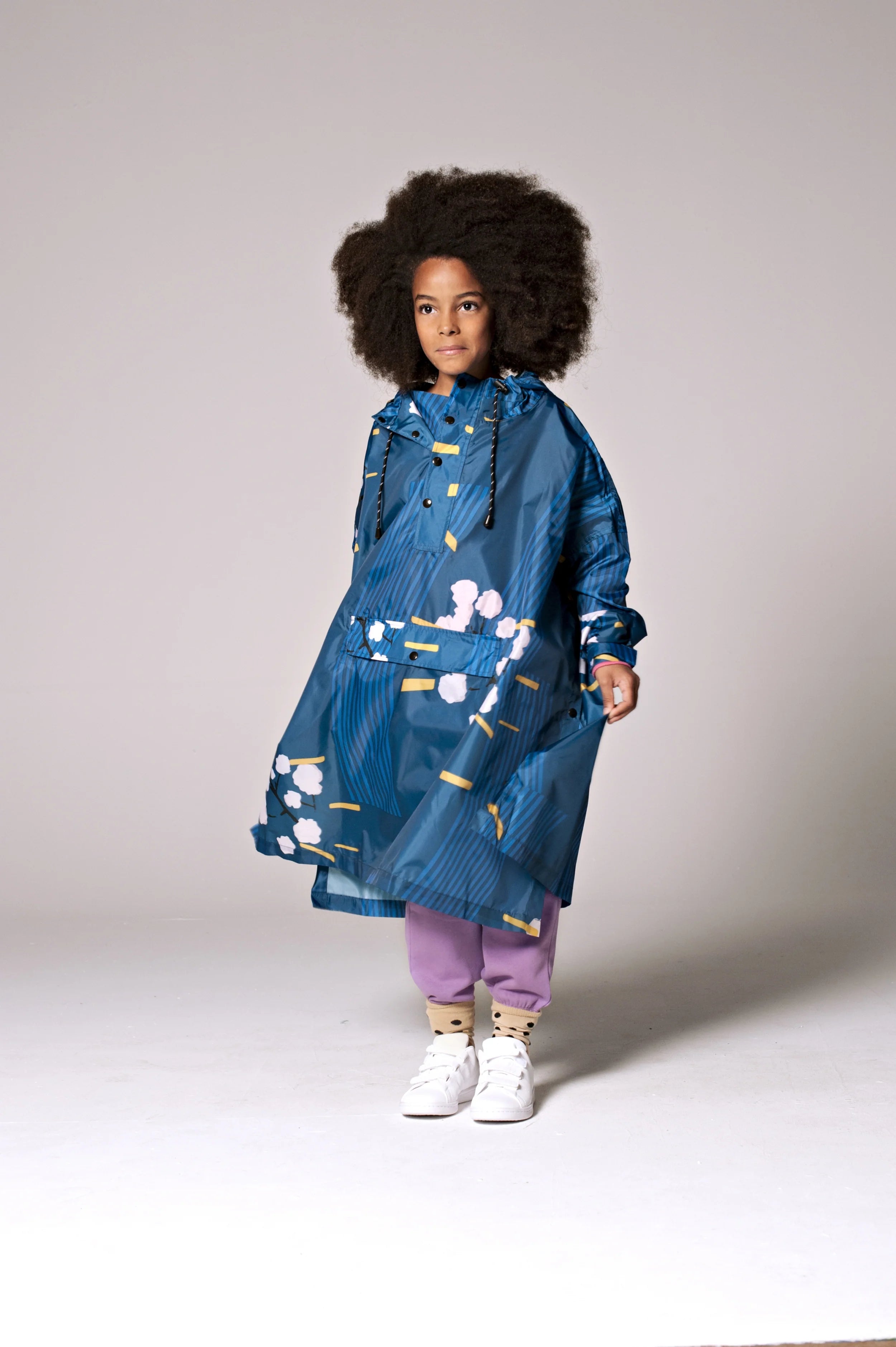 Rainkiss Kids Rain Poncho - Japanese Blossom