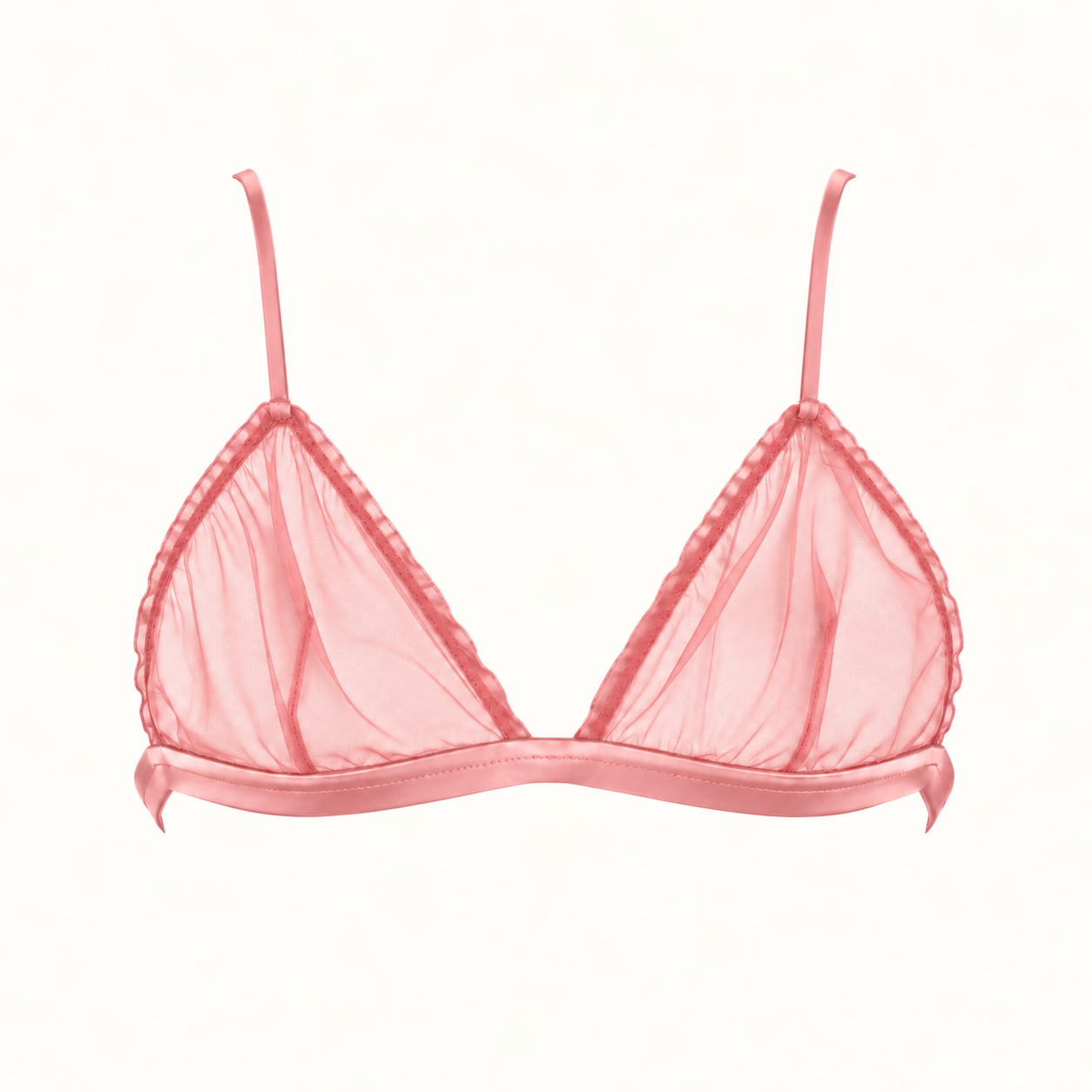 Soutien-gorge triangle en tulle – May