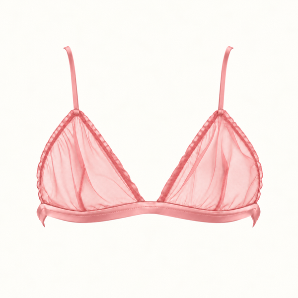 Soutien-gorge triangle en tulle – May