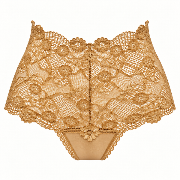 Culotte taille haute en tulle & dentelle – Musa