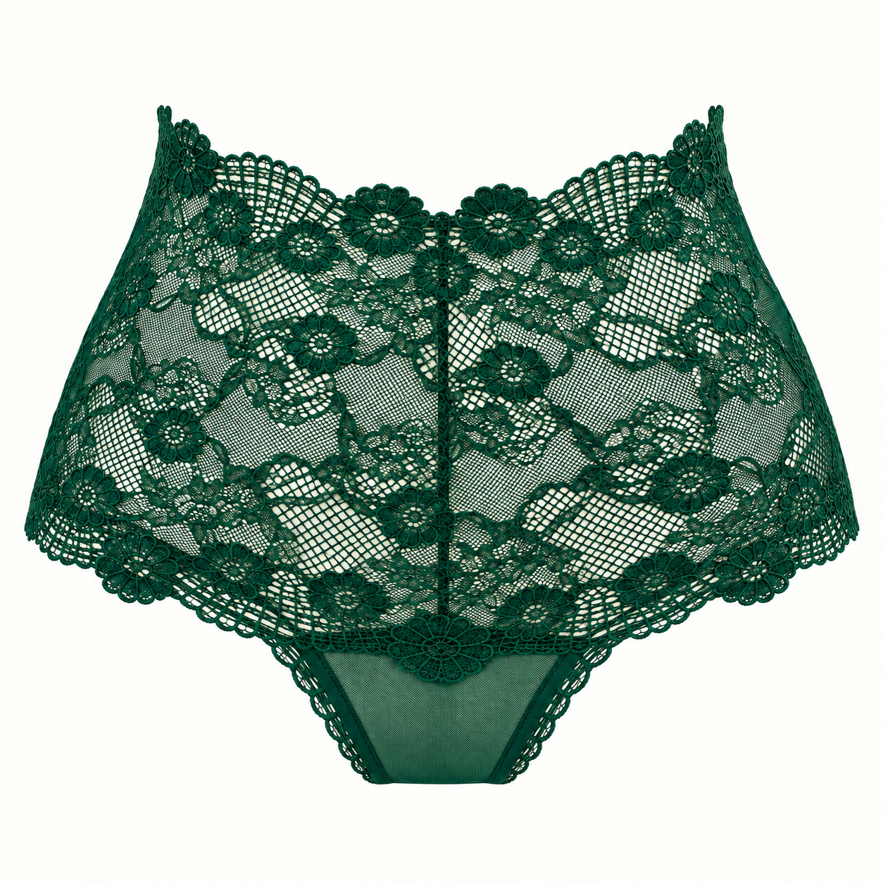 Culotte taille haute en tulle & dentelle – Musa