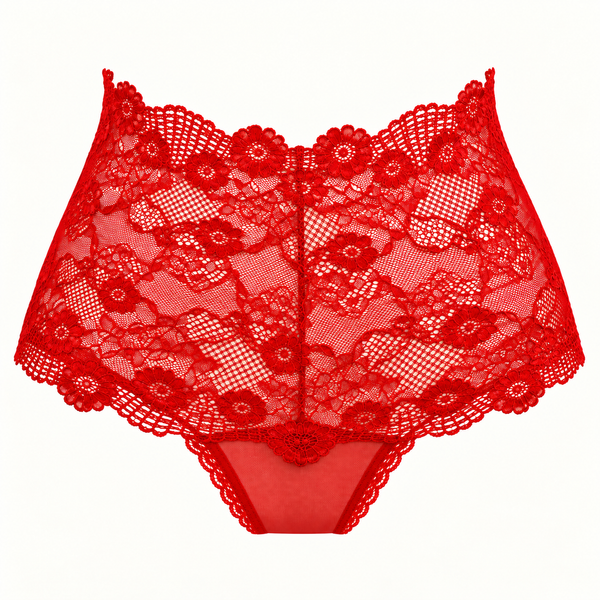 Culotte taille haute en tulle & dentelle – Musa