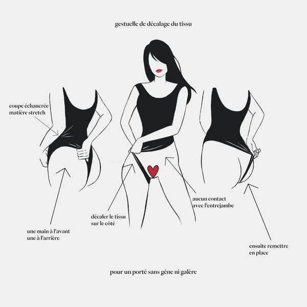 NO COMMENT – Gerippter Body MARCEL