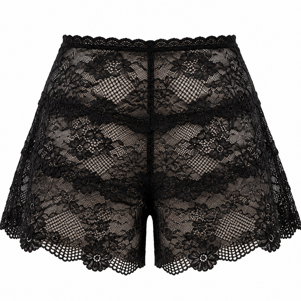 Kurze Spitzen-Petticoat-Shorts – Priscila