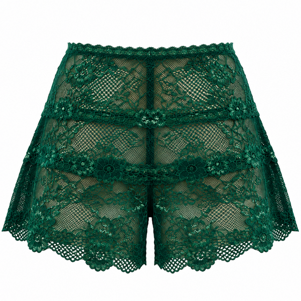 Kurze Spitzen-Petticoat-Shorts – Priscila