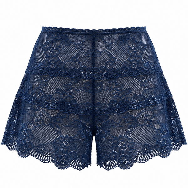 Kurze Spitzen-Petticoat-Shorts – Priscila