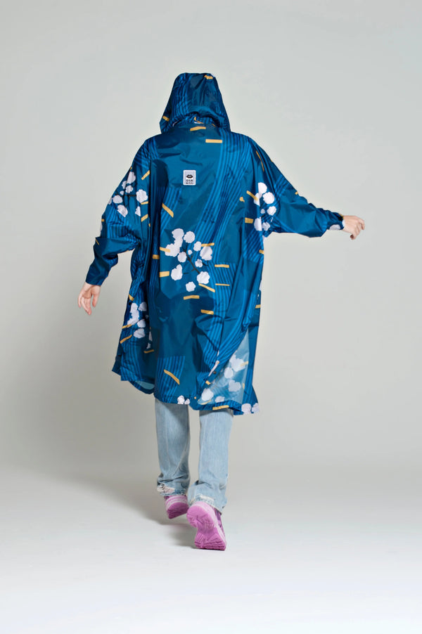 Rainkiss Rain Poncho - Japanese Blossom