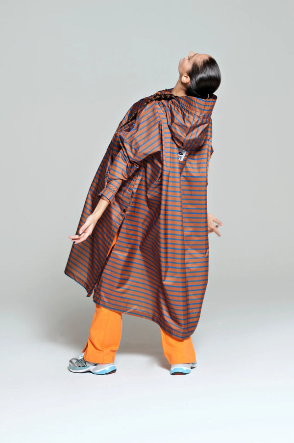 Rainkiss Rain Poncho - Breton Blue