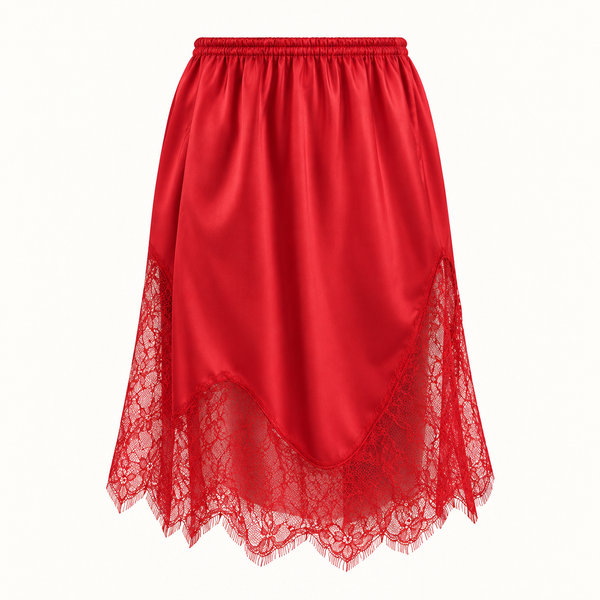 Satin & Lace Skirt – Clara