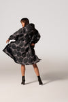 Rainkiss Rain Poncho - Black Polka