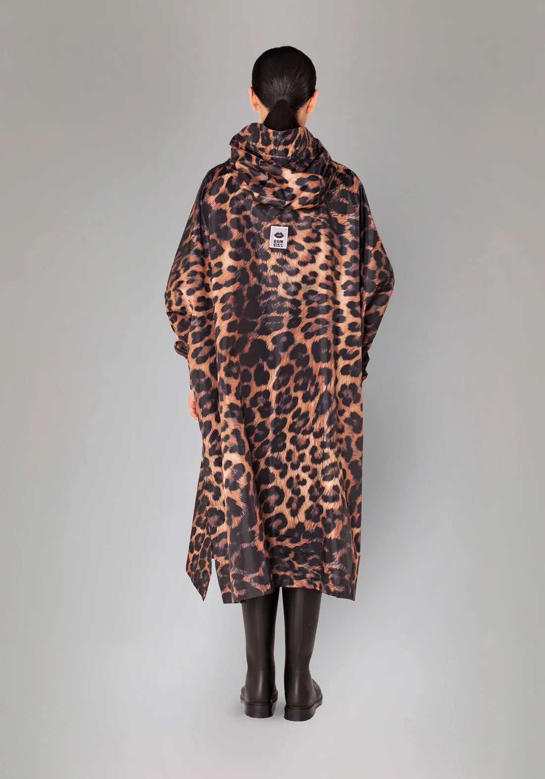 Rainkiss Rain Poncho - Dark Leopard