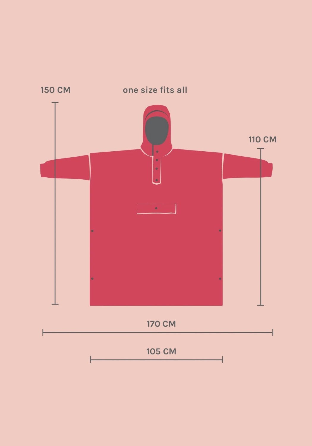 Rainkiss Rain Poncho - Lily