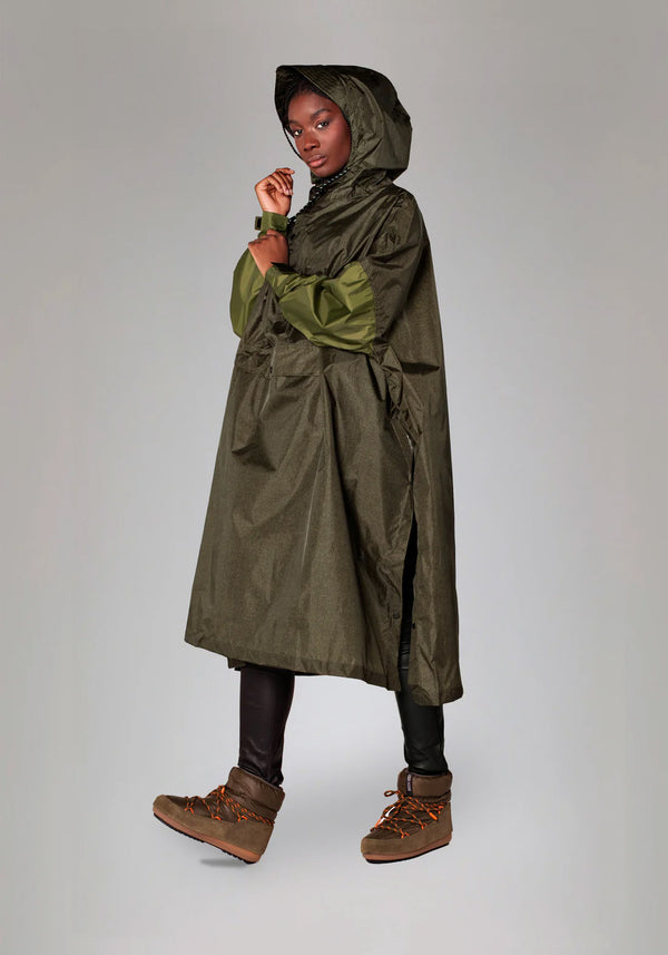 Rainkiss Rain Poncho - Herringbone