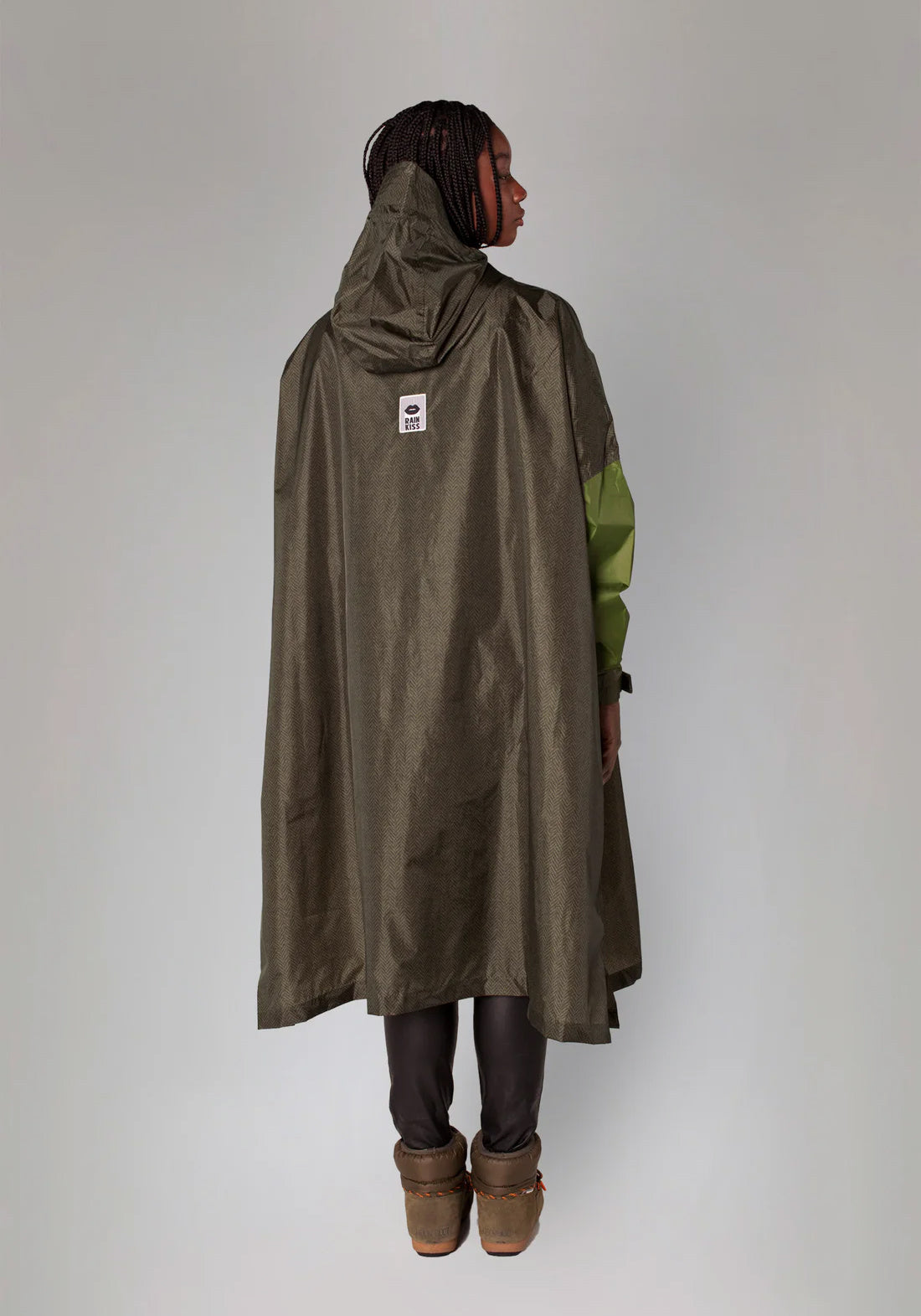 Rainkiss Rain Poncho - Herringbone
